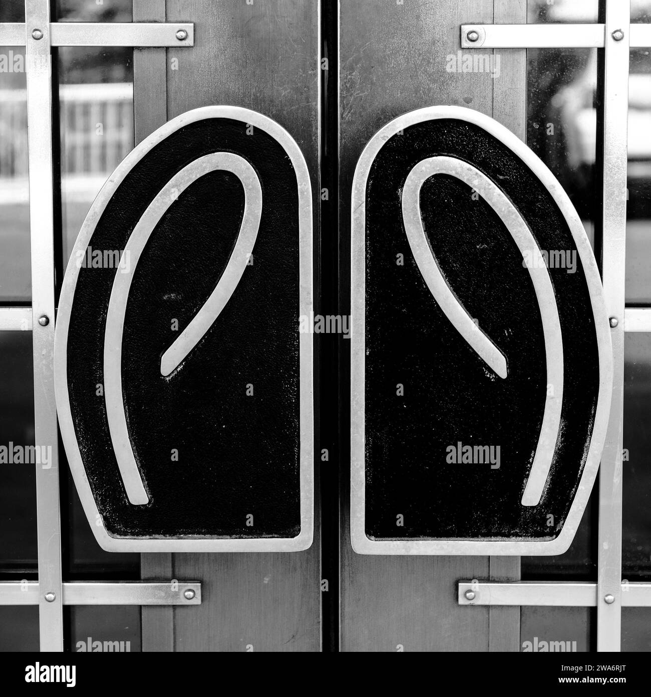 Hotel door, Las Vegas, capitale mondiale du divertissement, Nevada, États-Unis Banque D'Images