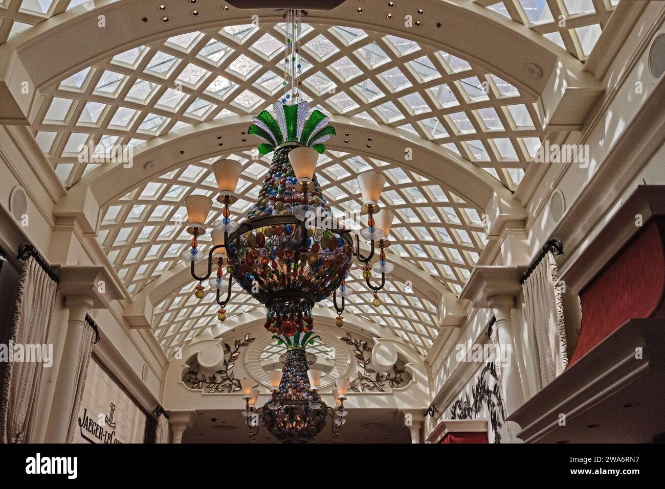 Décoration d'hôtel,. Las Vegas, capitale mondiale du divertissement, Nevada, États-Unis Banque D'Images