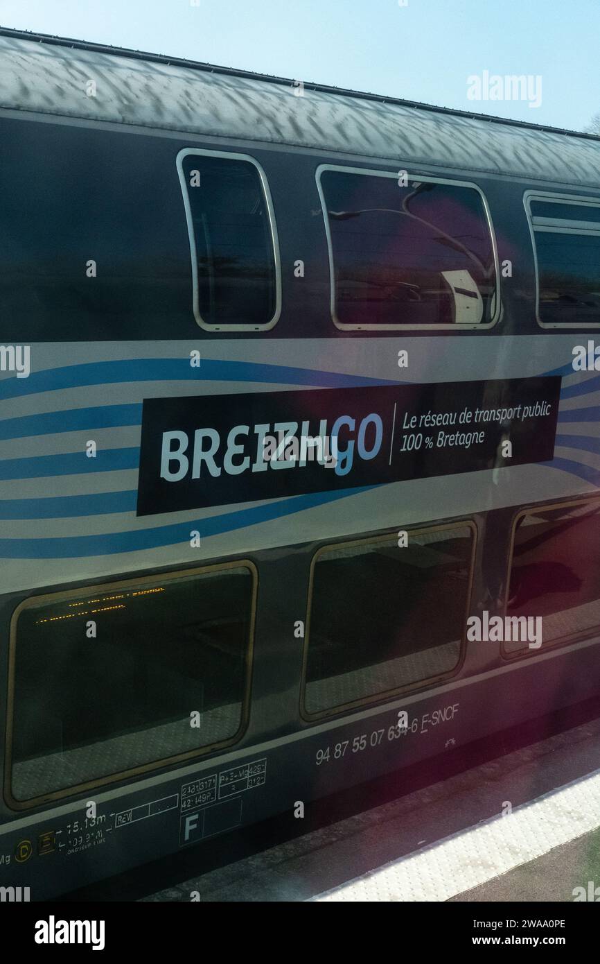 France, Bretagne, Ille-et-Vilaine, Saint-Malo le 2022-03-22. Illustration de la vie quotidienne en Bretagne. Photographie de Martin Bertrand. FRA Banque D'Images