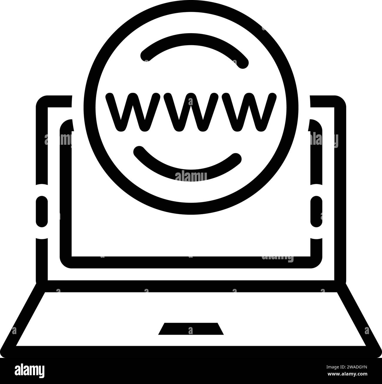Icône pour application,navigateur Illustration de Vecteur