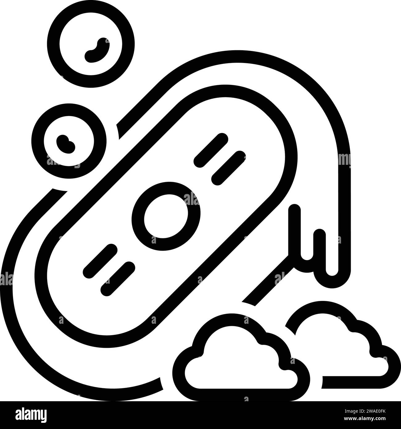Icône pour savon, mousse Illustration de Vecteur