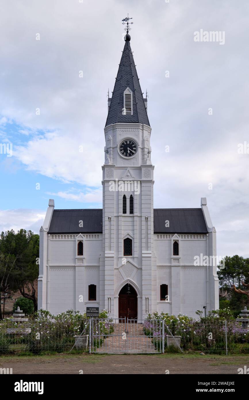 Église réformée néerlandaise à Nieu Bethesda Banque D'Images