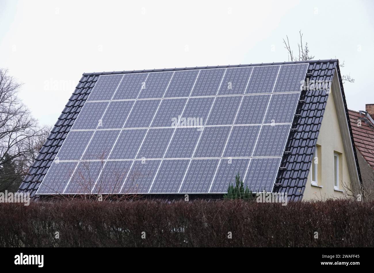 Berlin, Allemagne. 4 janvier 2024. Cette photo prise le 4 janvier 2024 montre des panneaux 