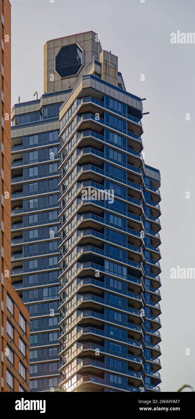 Le Savoy est un complexe de condos de luxe de 42 étages situé au 200 East 61st Street sur Third Avenue dans l’Upper East Side de Manhattan. Banque D'Images