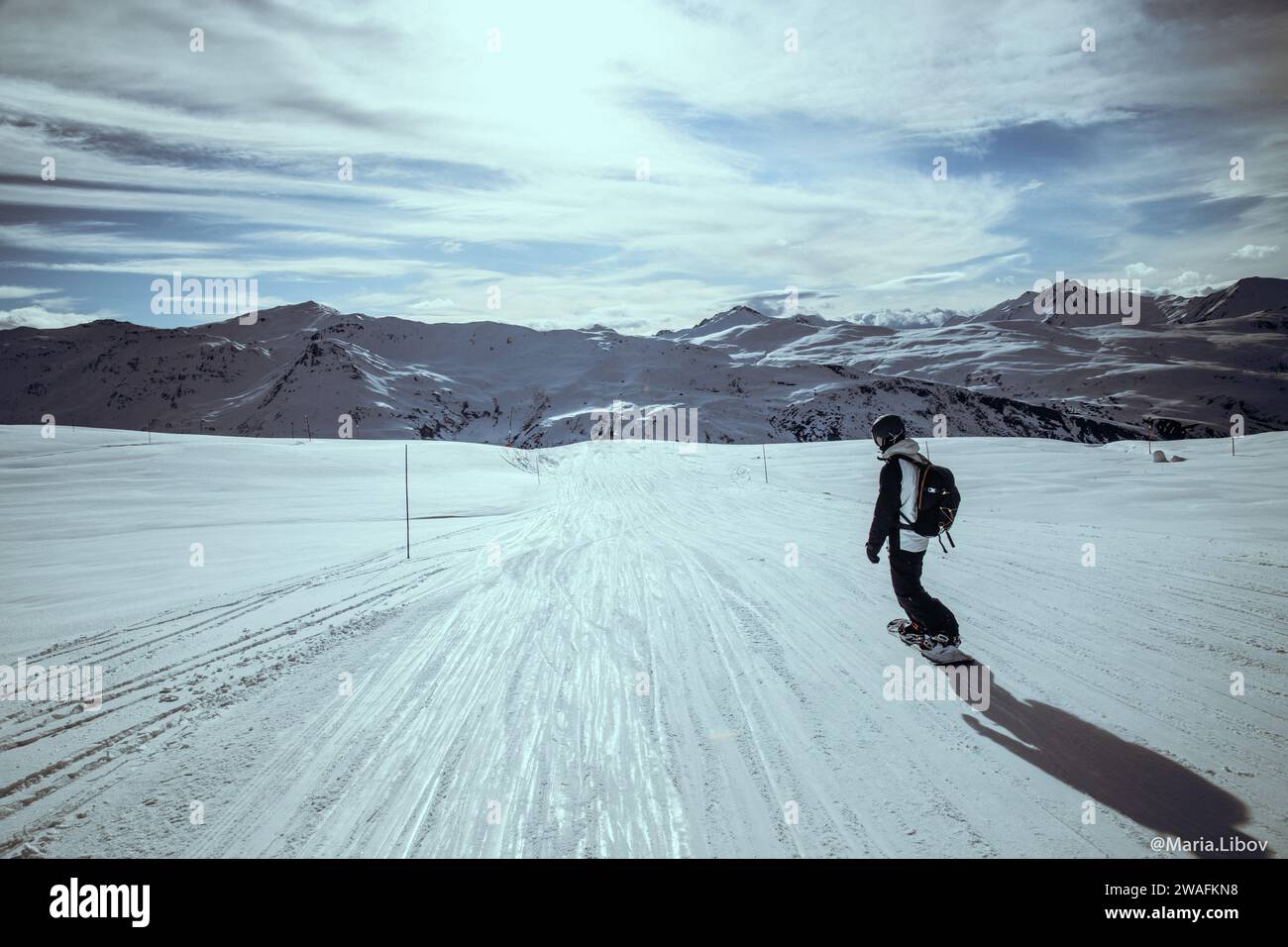 vacances de ski Banque D'Images