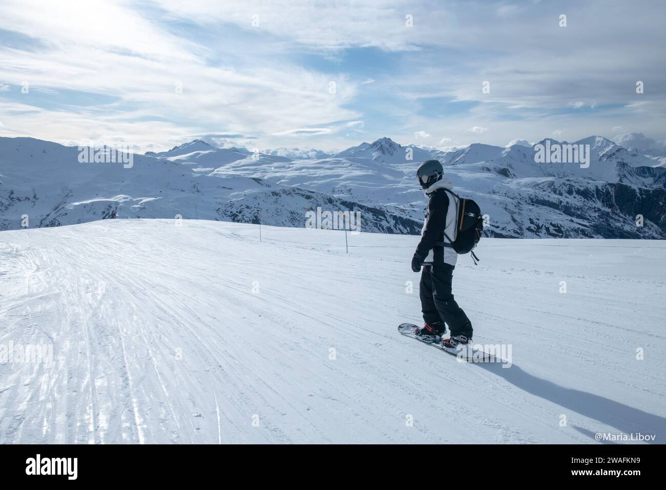 vacances de ski Banque D'Images