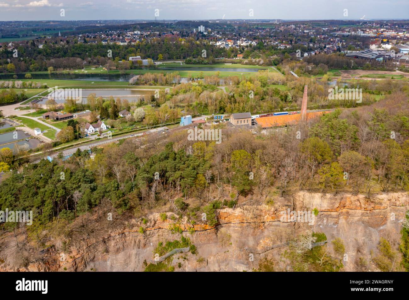 GeoRoute Ruhr, carrière de Dünkelberg, dans la vallée de Muttental, ici
