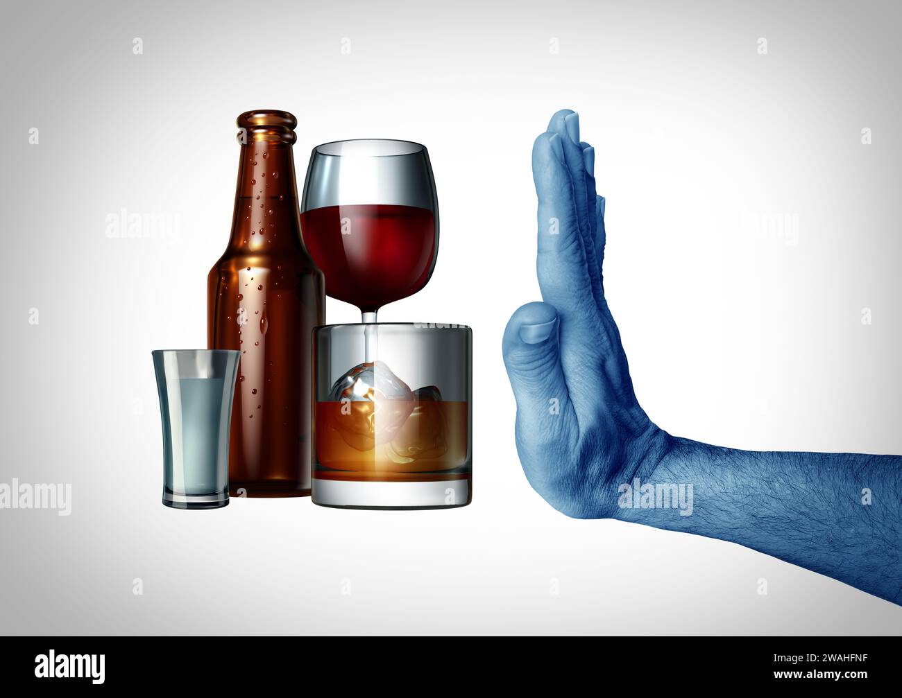 Stop drinking alcohol Banque de photographies et d'images à haute  résolution - Alamy