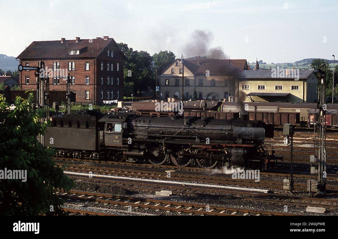 Les machines à vapeur Photographimg au travail en France/Allemagne de l'Ouest juin/juillet 1971 Banque D'Images