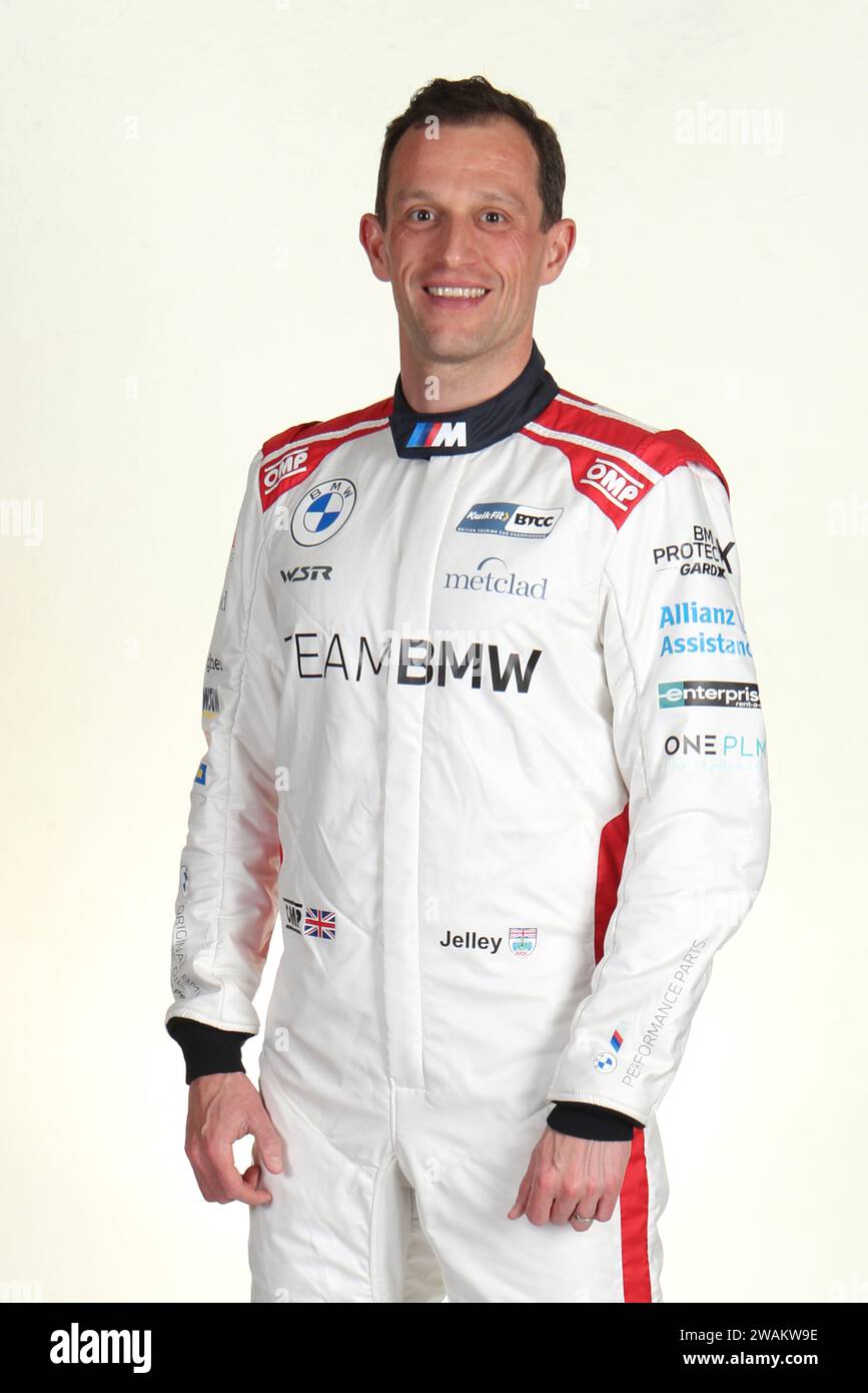 Stephen Jelley, pilote de la WSR BMW 330e M Sport Banque D'Images