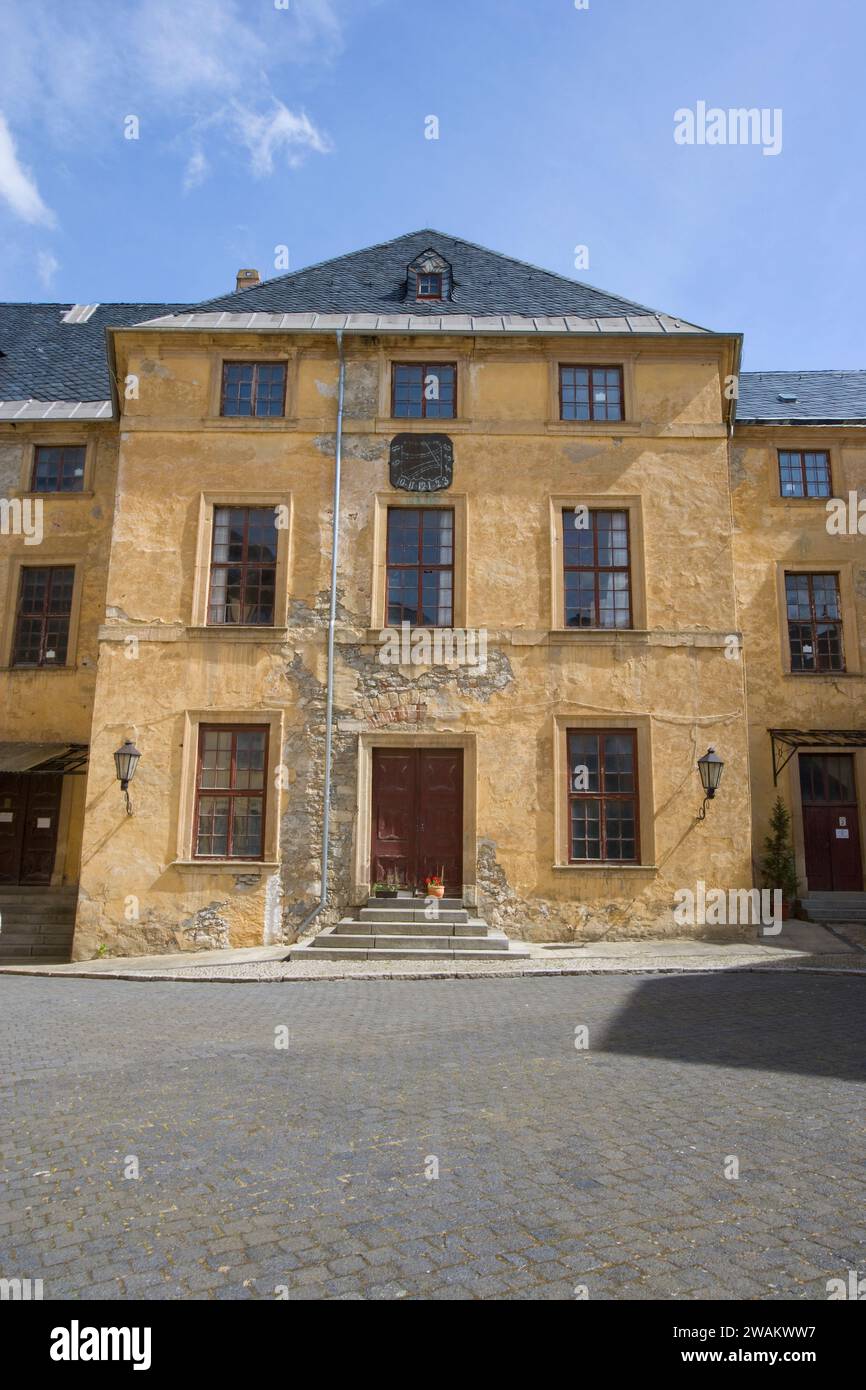 Grand château de Blankenburg, ancienne aile non rénovée, Harz, Saxe-Anhalt, Allemagne, Europe Banque D'Images