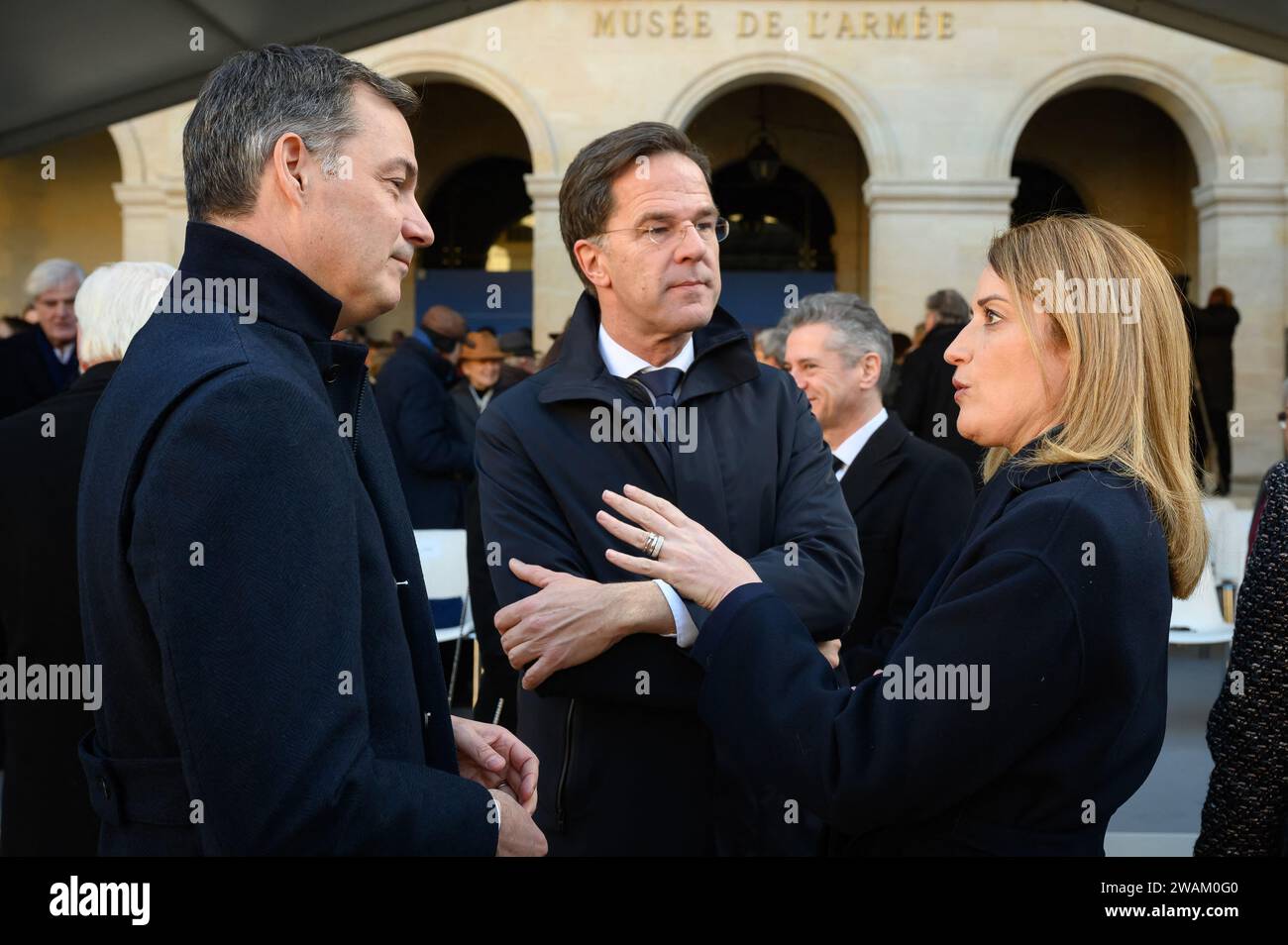 Paris, France. 05 janvier 2024. Le Premier ministre belge Alexander de