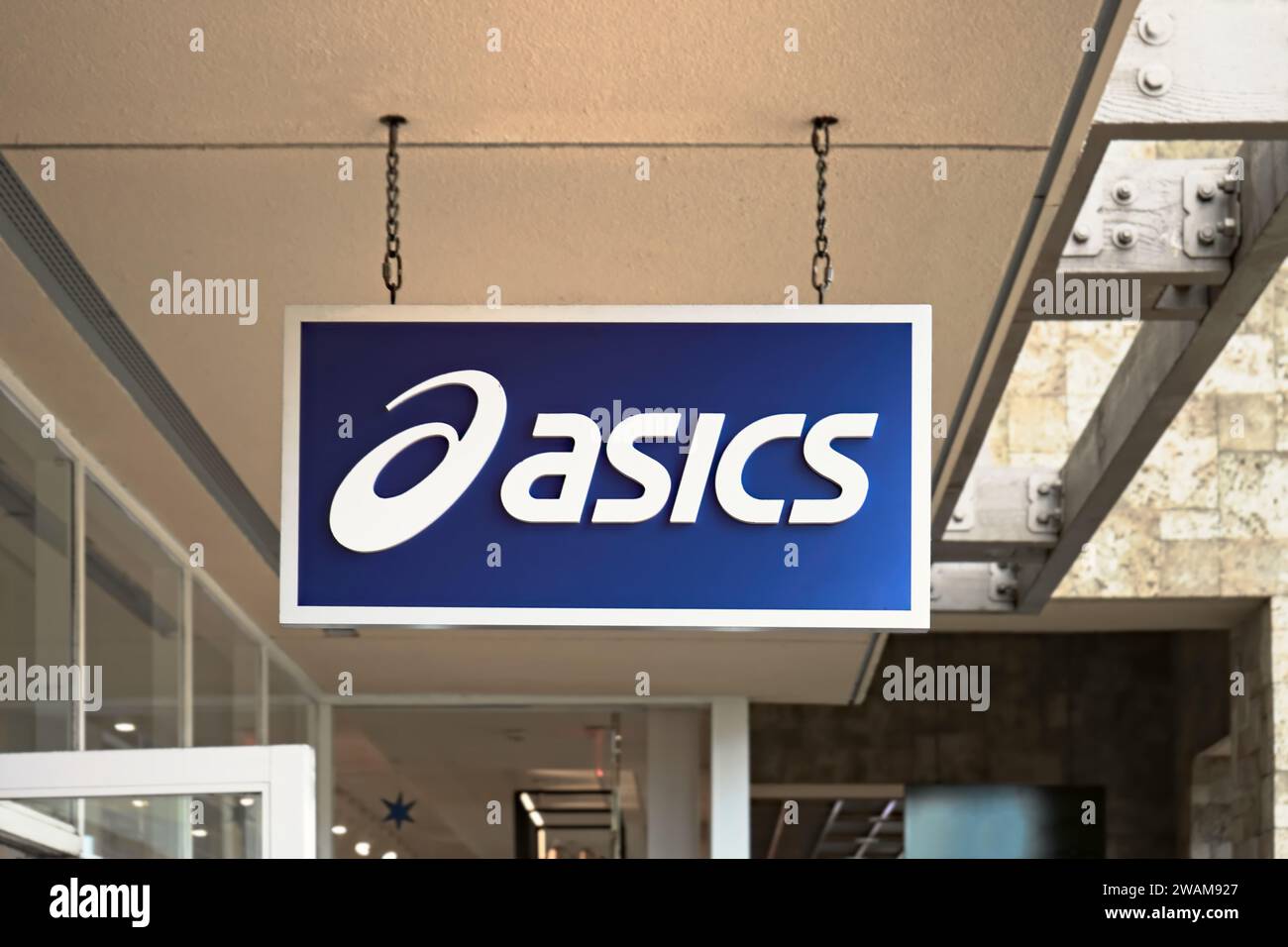 Signe asics Banque de photographies et d images a haute resolution Alamy