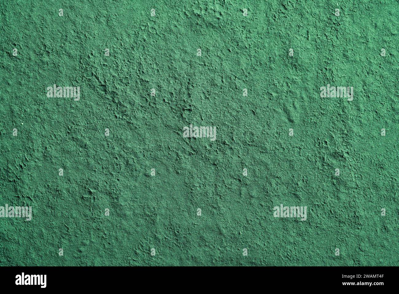 Fond texturé vert en poudre d'algues piruline, vue de dessus Banque D'Images