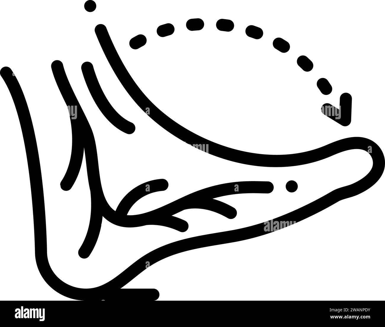 Icône pour veines, jitters Illustration de Vecteur