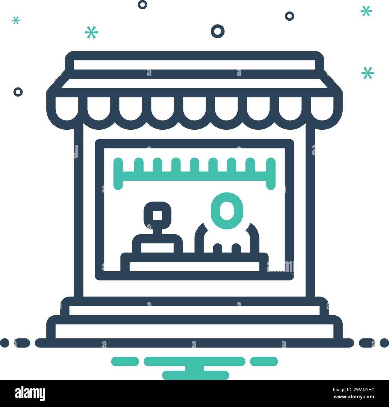 Retail retailer Banque d'images vectorielles - Alamy