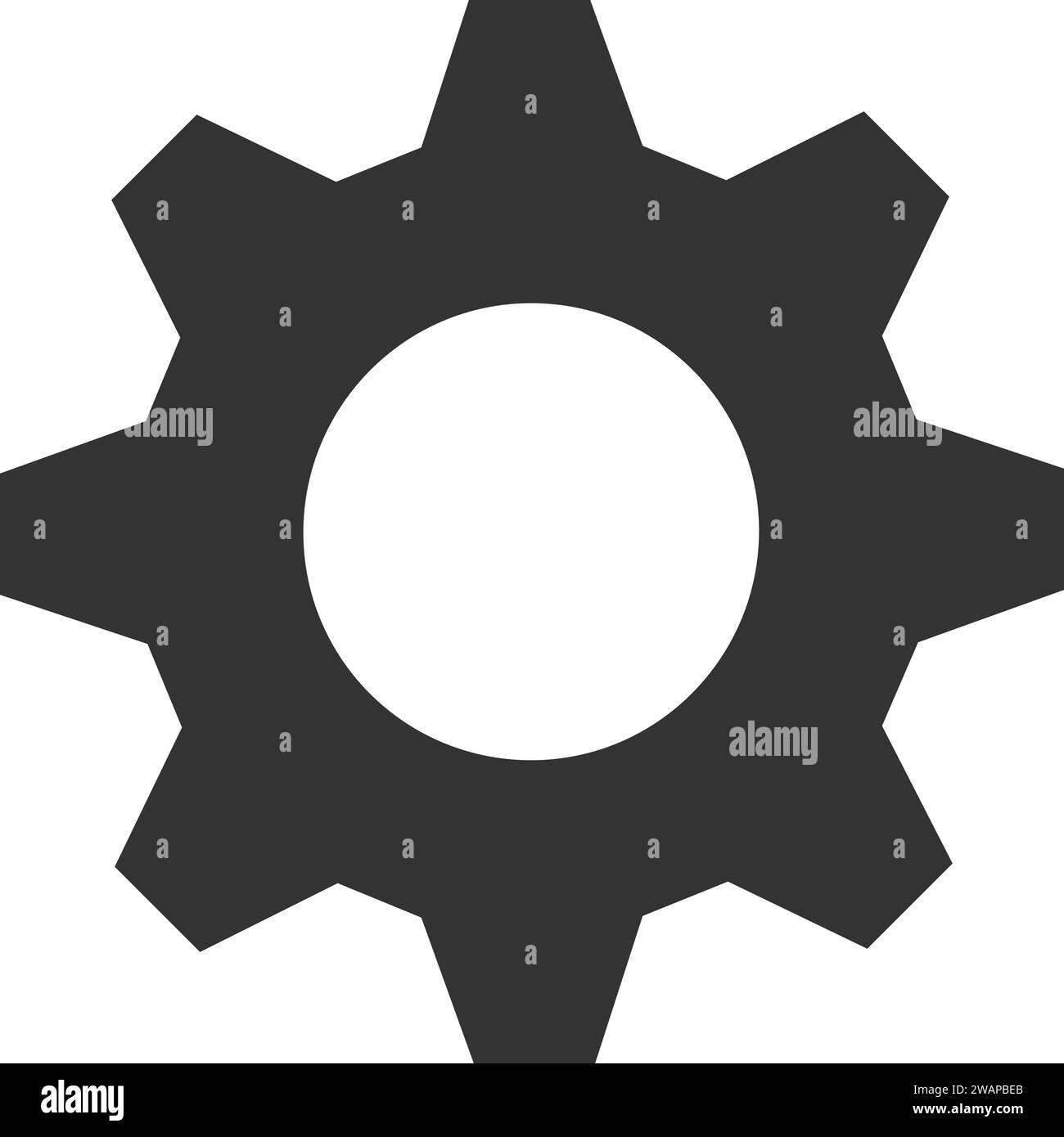 Icône Gears | icône de réglage, icône de connexion Gear dans le vecteur Illustration de Vecteur
