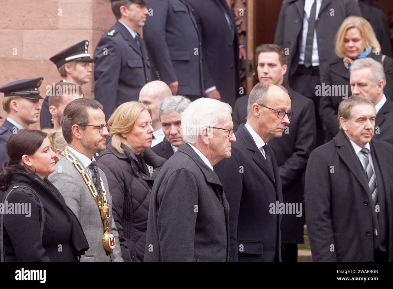 Wolfgang Schäuble, funérailles, Offenburg Banque D'Images