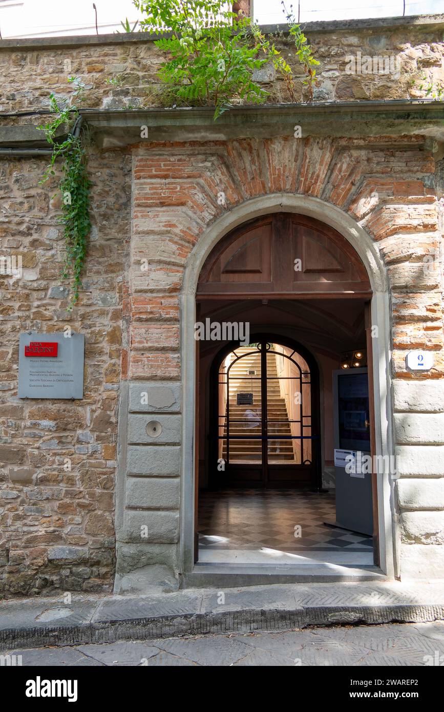 Florence, Italie, 25 juillet 2023. Le Musée Pietro Annigoni à Villa Bardini, le long de la Costa San Giorgio Banque D'Images