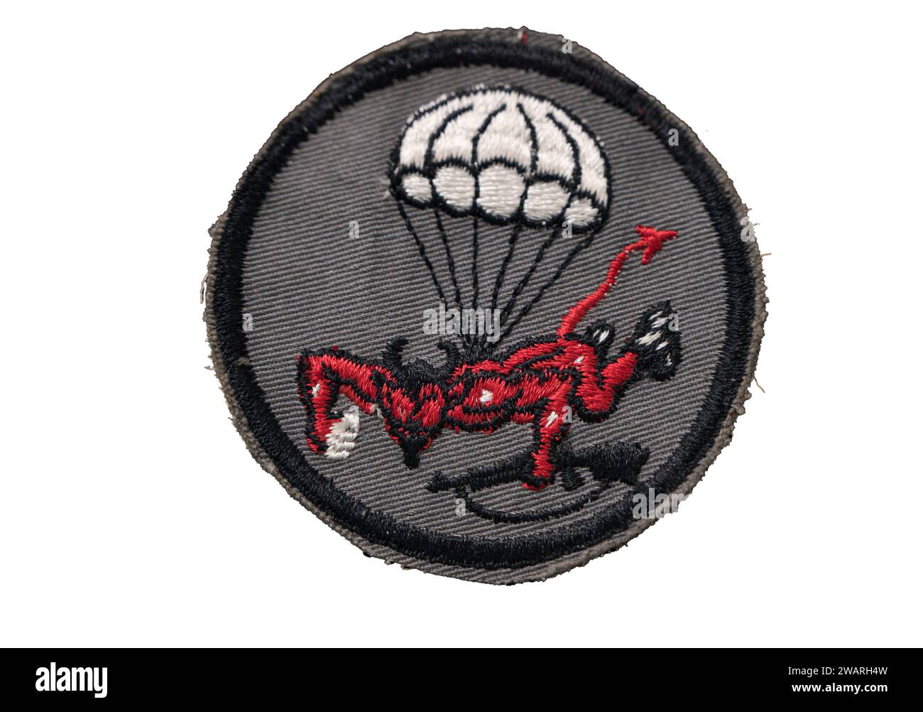 Patch de poche du 508th parachute Infantry Regiment sur fond blanc Banque D'Images