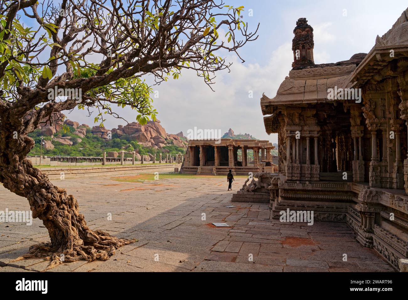 Vittala Tempel, Hampi Banque D'Images