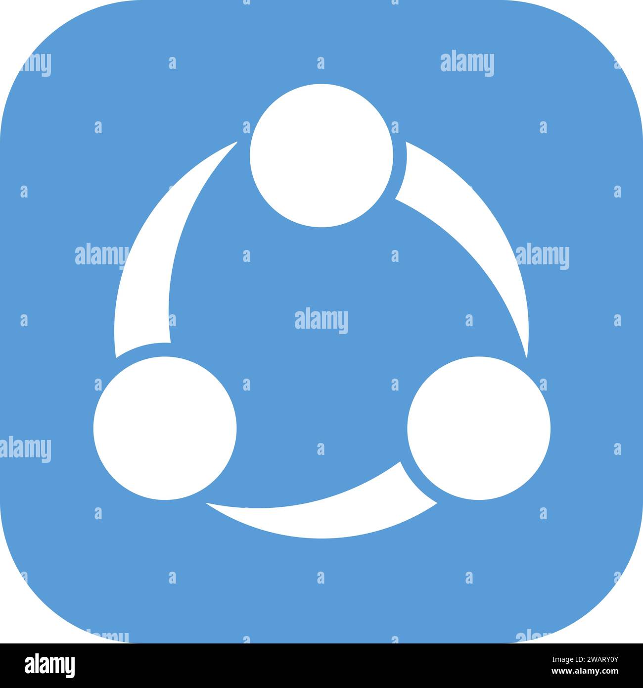 Vecteur logo ShareIt | plateforme de partage de fichiers Illustration de Vecteur