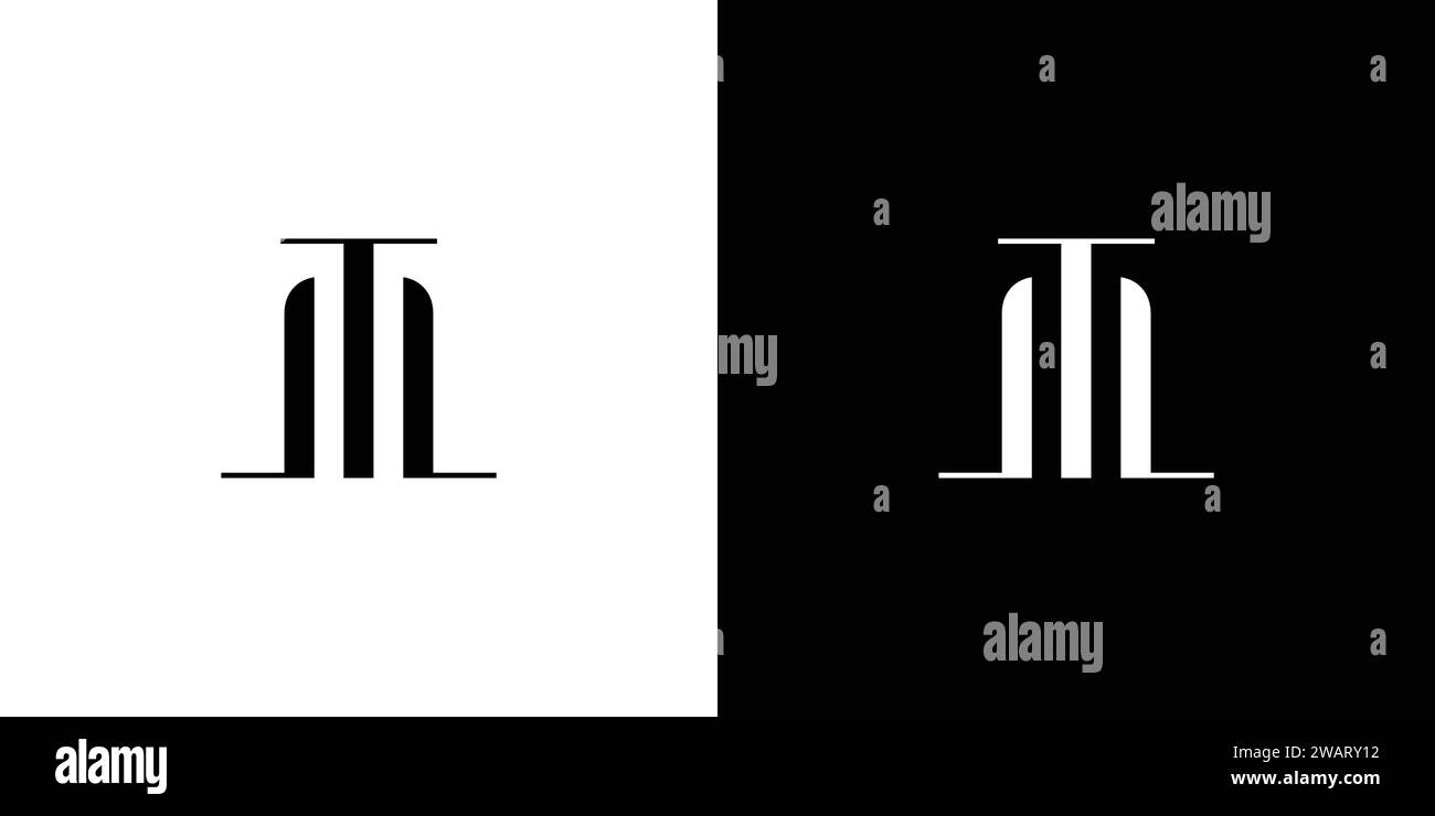 Logo Modern and Luxury TM Illustration de Vecteur