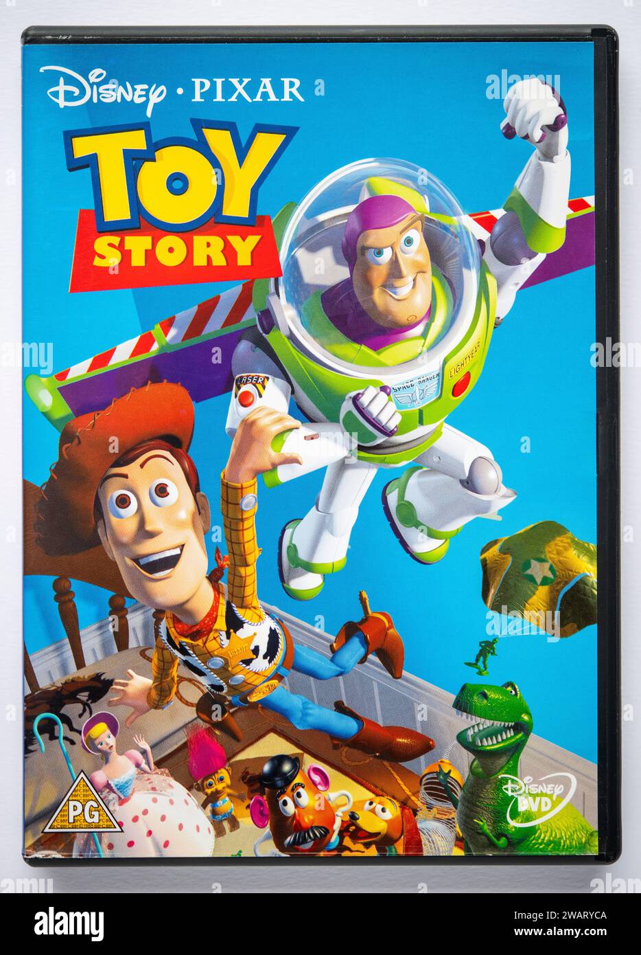 Couverture d'une copie DVD de Toy Story, une comédie animée qui a été initialement sorti dans les cinémas en 1995 Banque D'Images