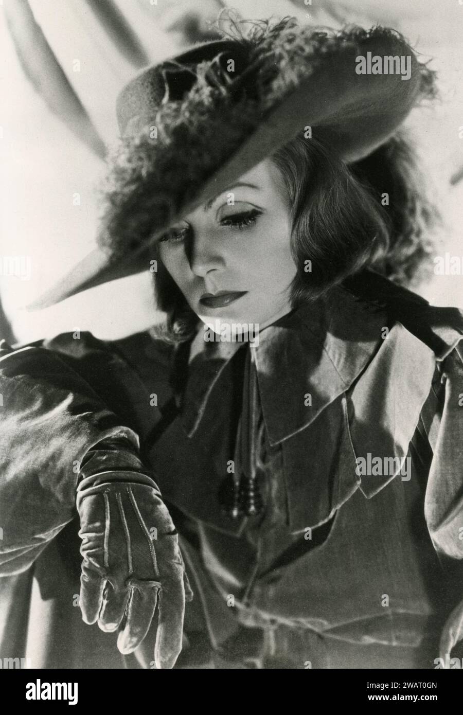 L'actrice suédoise Greta Garbo dans le film Queen Christina, USA 1933 Banque D'Images