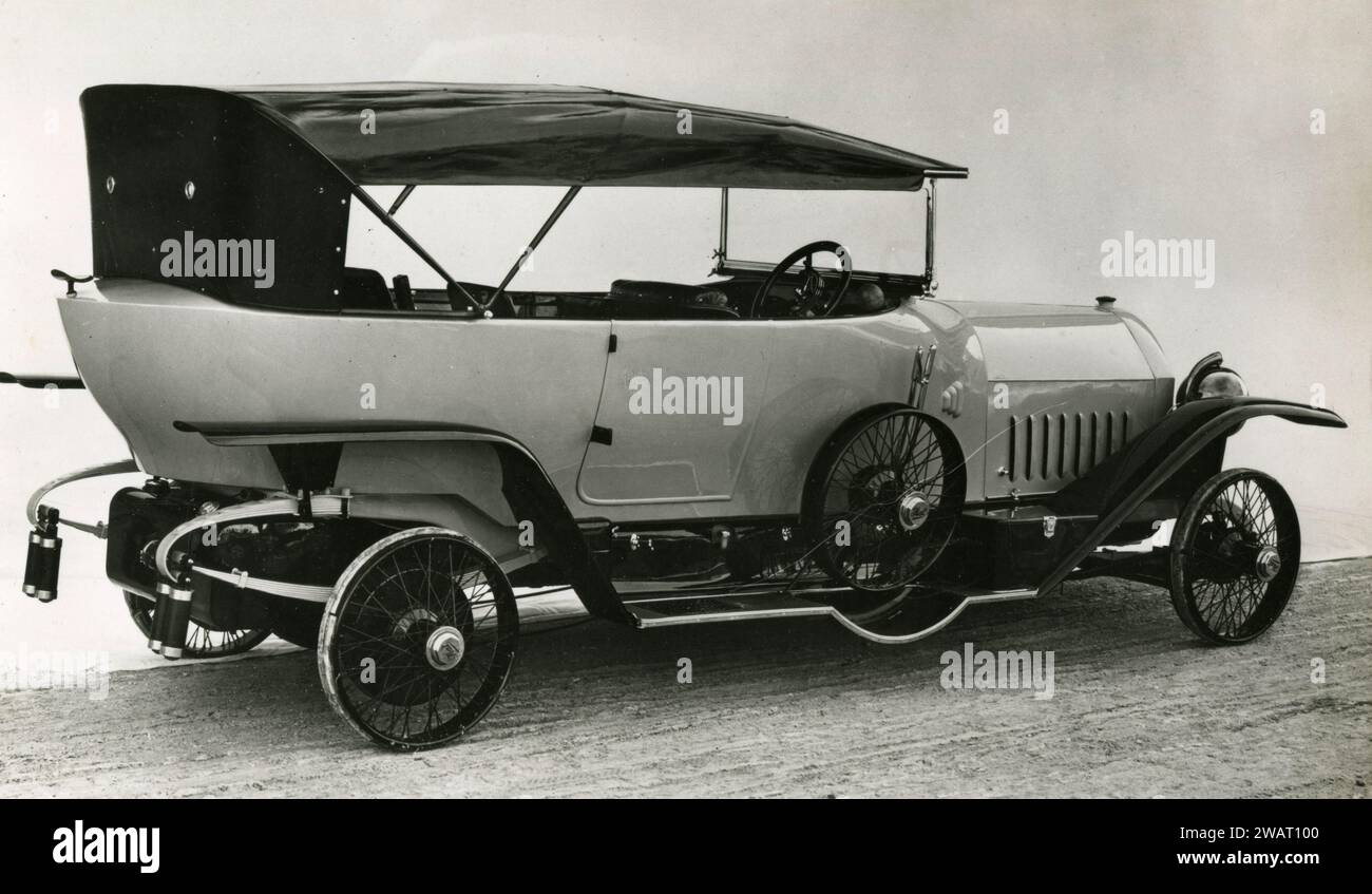 FIAT Tipo 5 Torpedo voiture, Italie 1914 Banque D'Images