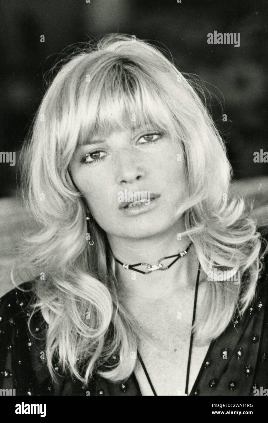 Actrice italienne Monica Vitti, Italie des années 1970 Banque D'Images