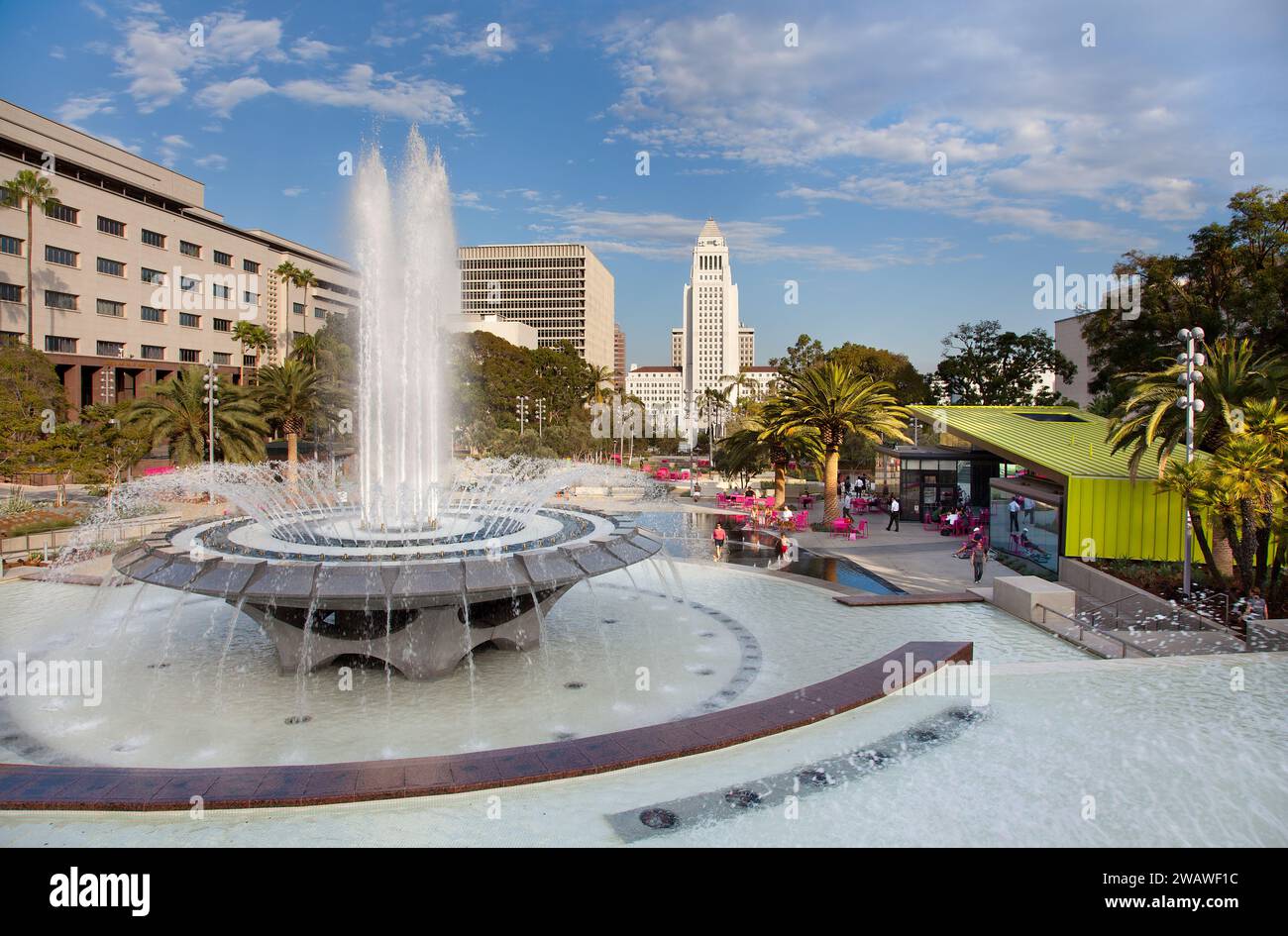 Gloria Molina Grand Park au centre-ville de Los Angeles Banque D'Images