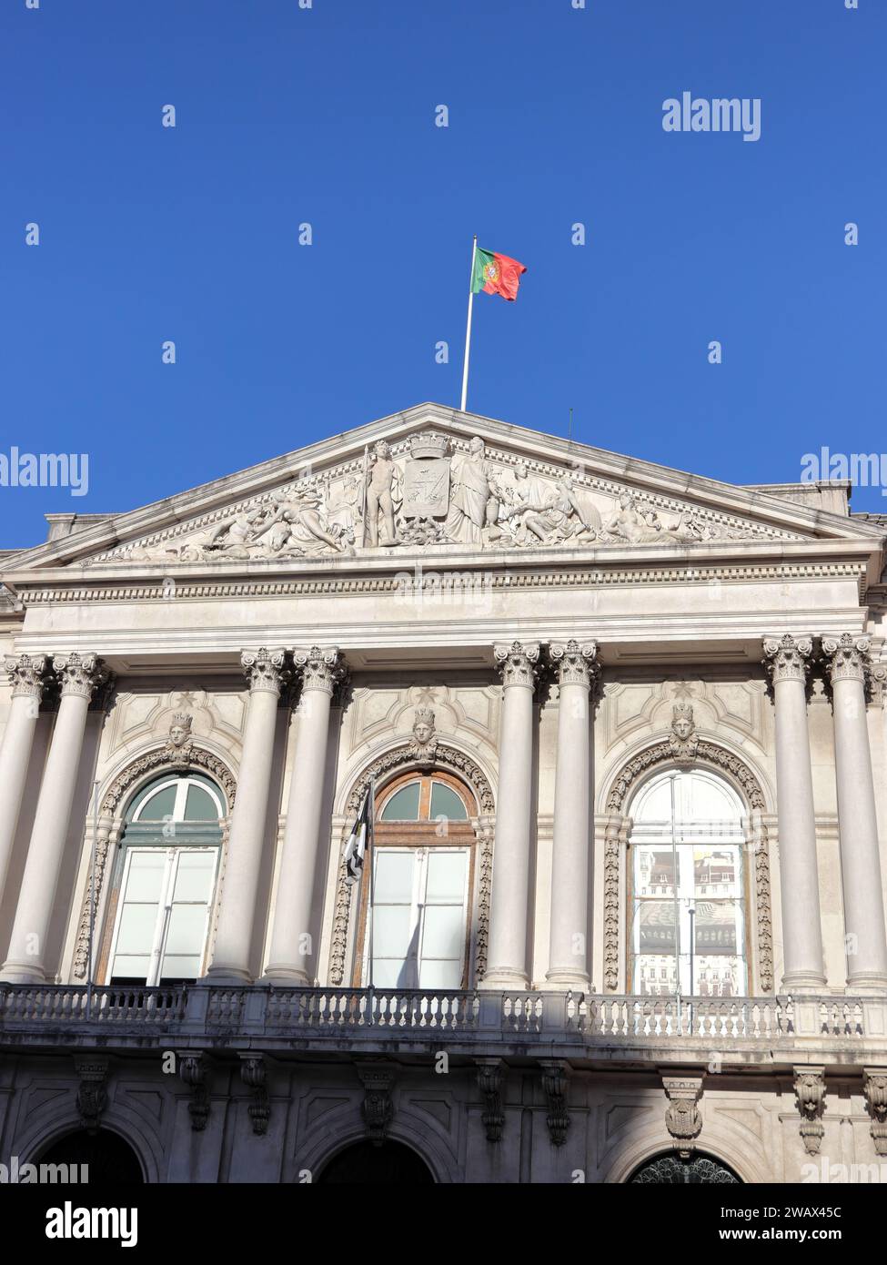 L'Hôtel de ville de Lisbonne, siège du gouvernement municipal de Lisbonne, abritant le conseil municipal de Lisbonne, situé dans la ville de Lisbonne Banque D'Images