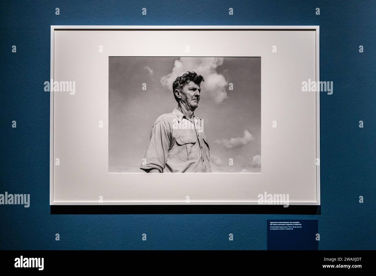 Californie 1938 (une autre Amérique). Exposition photographique de la photographe américaine Dorothea Lange. Musée civique de Bassano del grappa, Italie, Banque D'Images