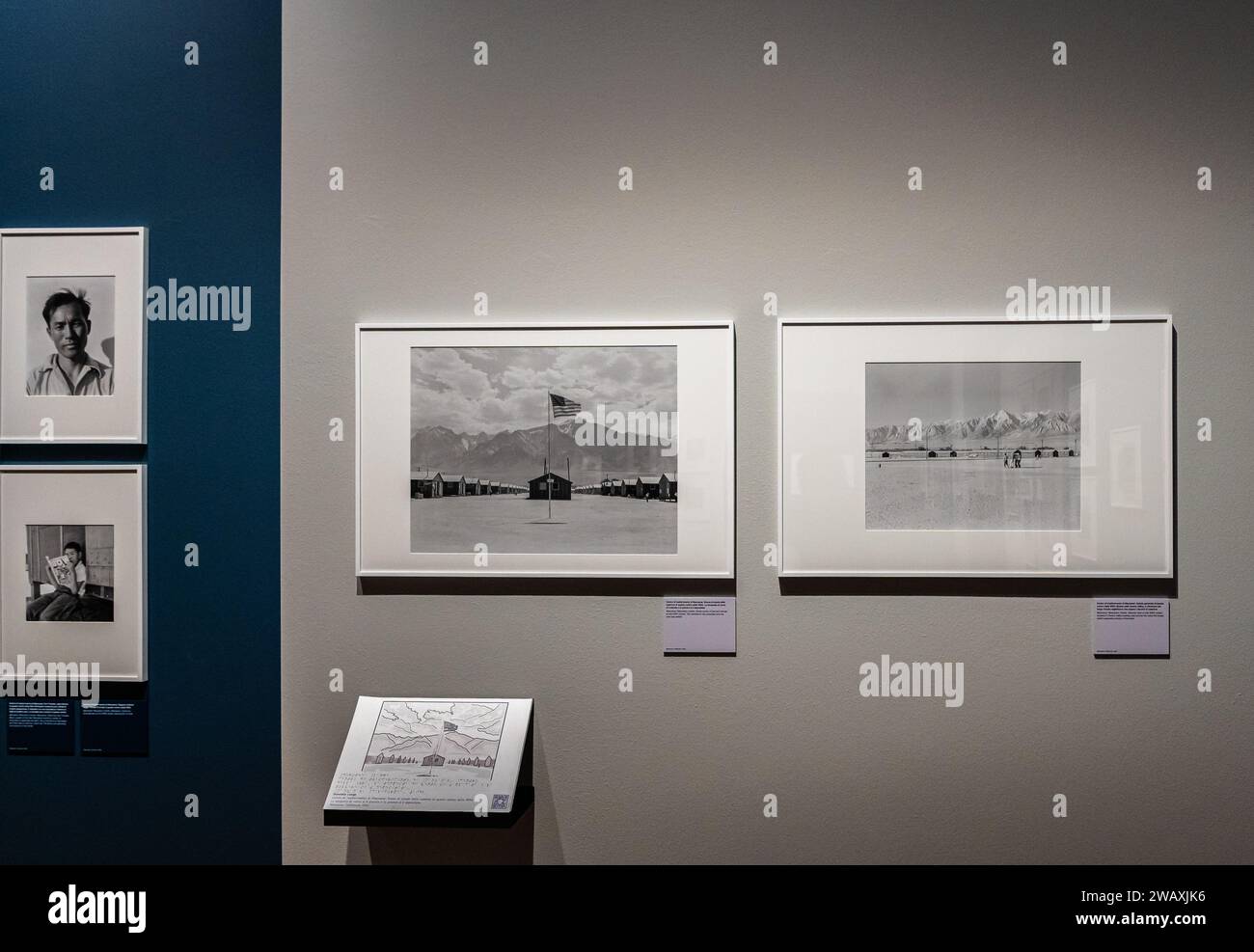 Exposition photographique de la célèbre photographe américaine Dorothea Lange au Musée civique de Bassano del Grappa, région de Vénétie, Italie du Nord, D Banque D'Images