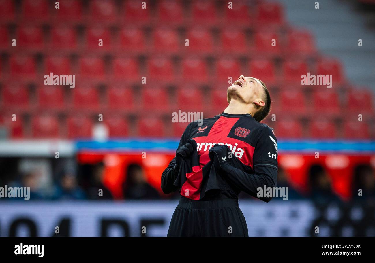 Leverkusen, Allemagne. 07 janvier 2024. Florian Wirtz (Leverkusen) Bayer Leverkusen - FC Venedig 07.01.2024 Copyright (nur für journalistische Zwecke) Banque D'Images