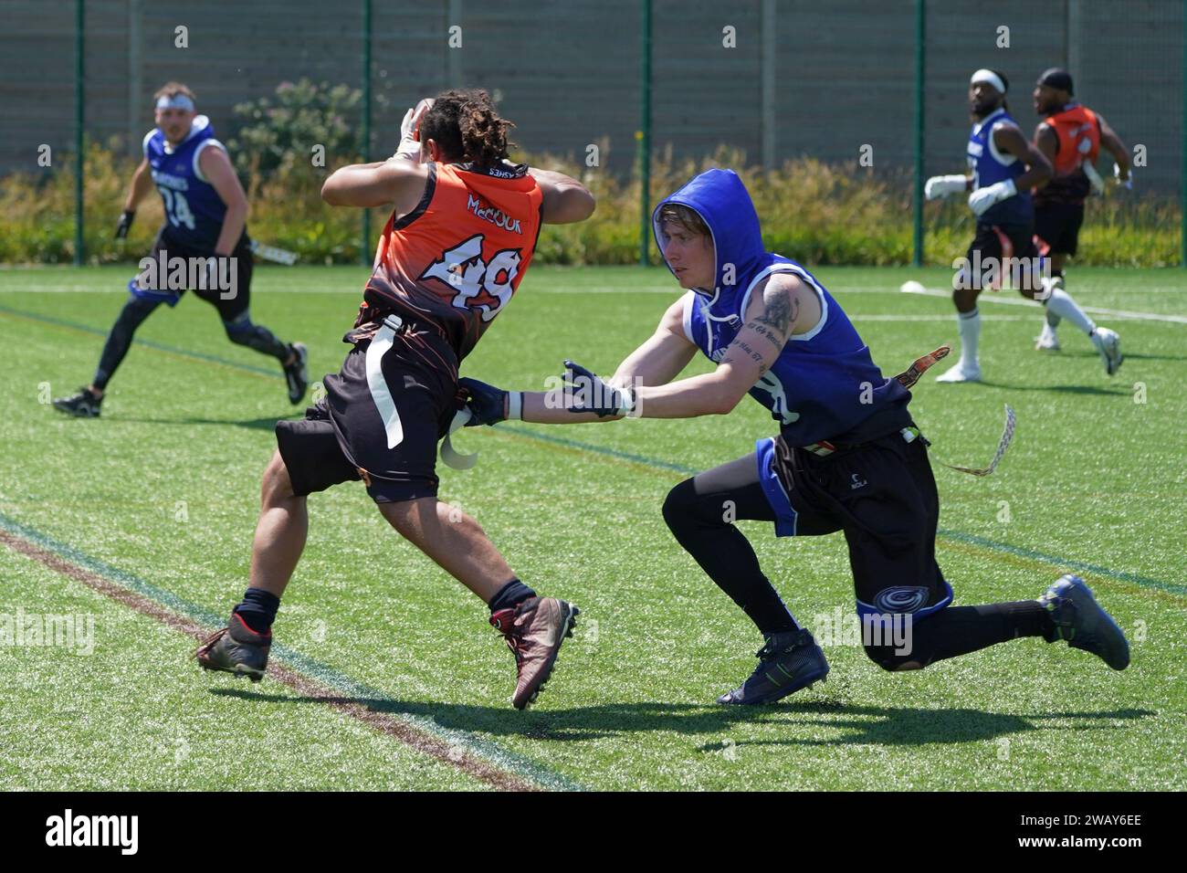 Cardiff Hurricanes contre Coventry Phoenix Banque D'Images
