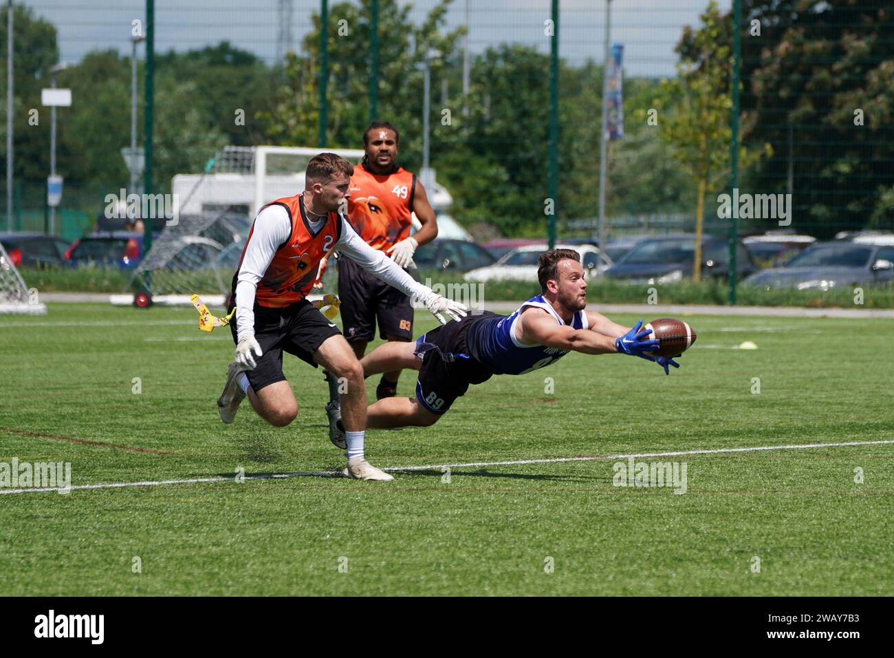 Cardiff Hurricanes contre Coventry Phoenix Banque D'Images