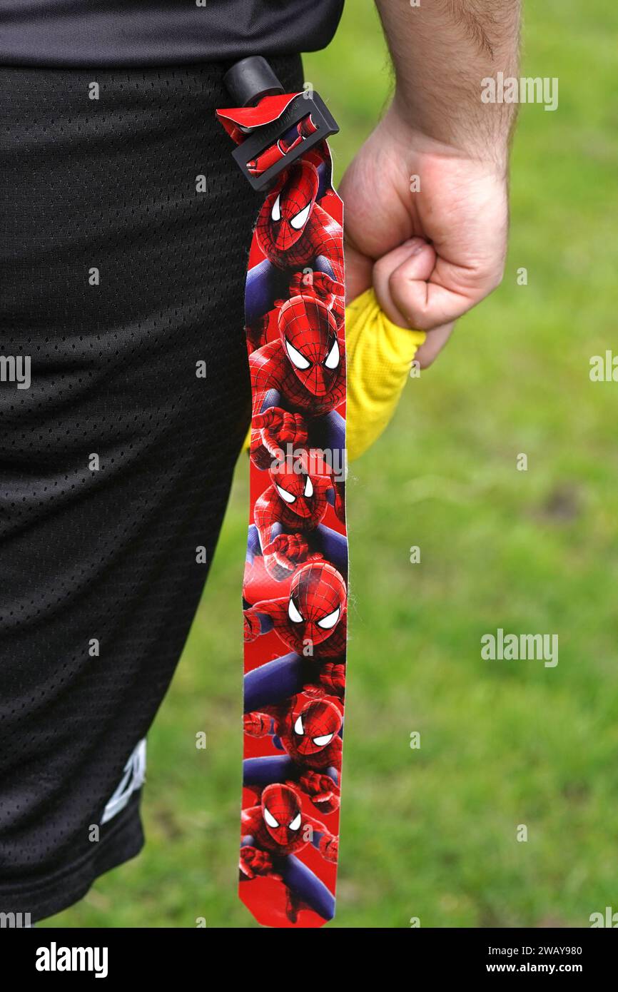 Welsh Bowl jeu de groupe - emplacement deux - Mercs v Trojans Banque D'Images