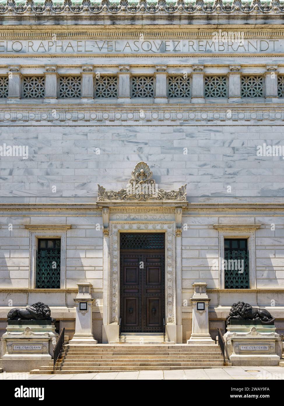 Corcoran School of the Arts and Design à Washington, D.C., États-Unis. École d'art professionnelle de l'Université George Washington. Banque D'Images