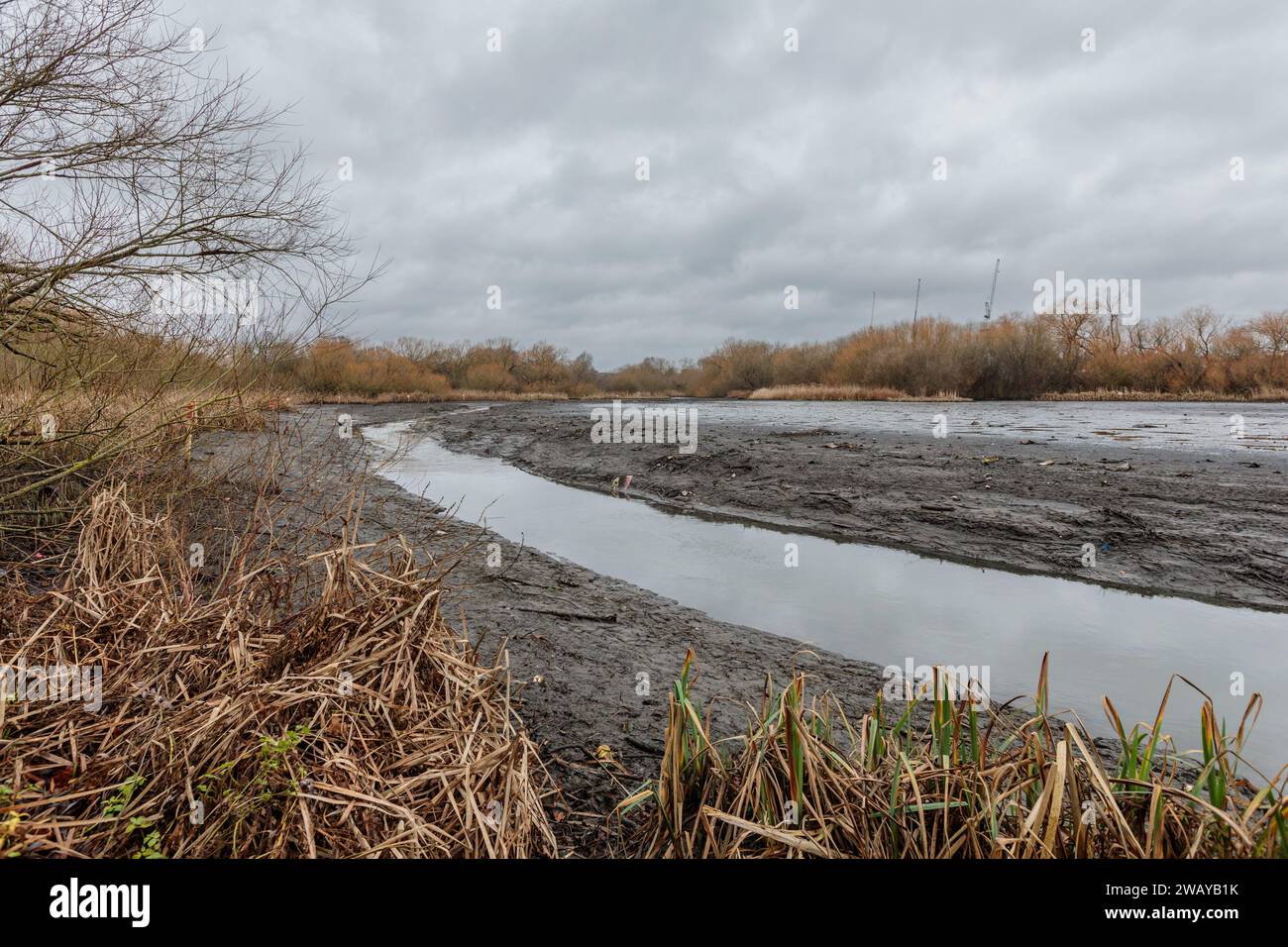 Le Silk Stream est révélé à la suite du drainage du réservoir Brent, la harpe galloise pour un programme de cinq mois de travaux d’entretien essentiels. Banque D'Images