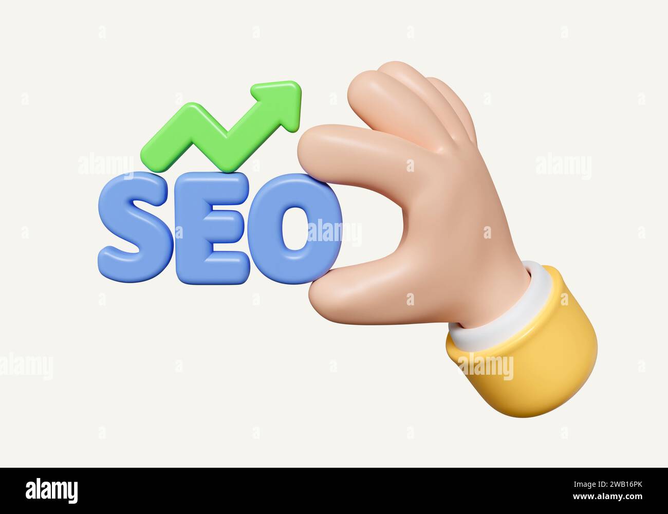 Logo 3d SEO pour l'optimisation des moteurs de recherche et le marketing Internet. icône isolée sur fond blanc. illustration de rendu 3d. Masque. Banque D'Images