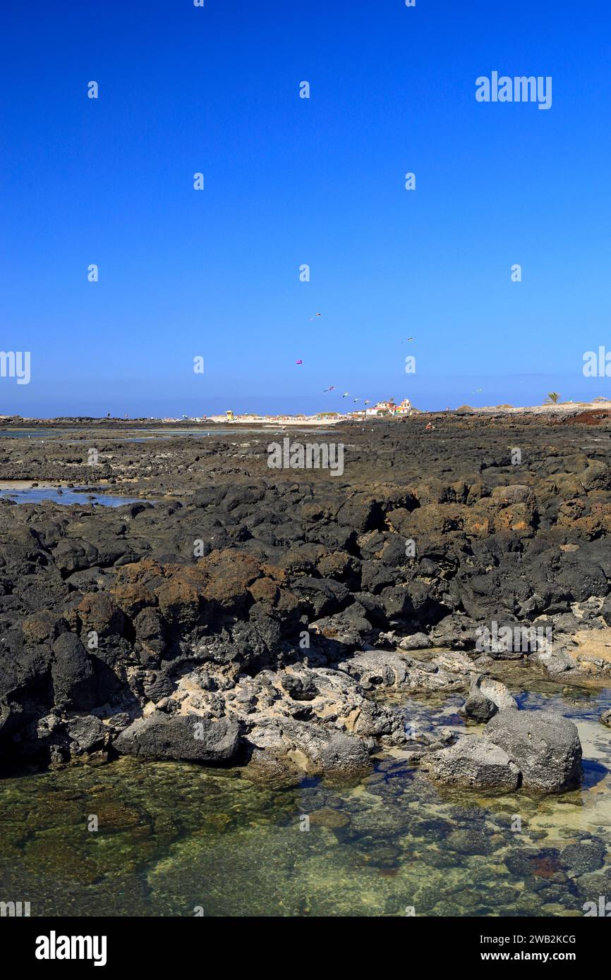 El Cotillo, Fuerteventura, Îles Canaries, Espagne. Banque D'Images