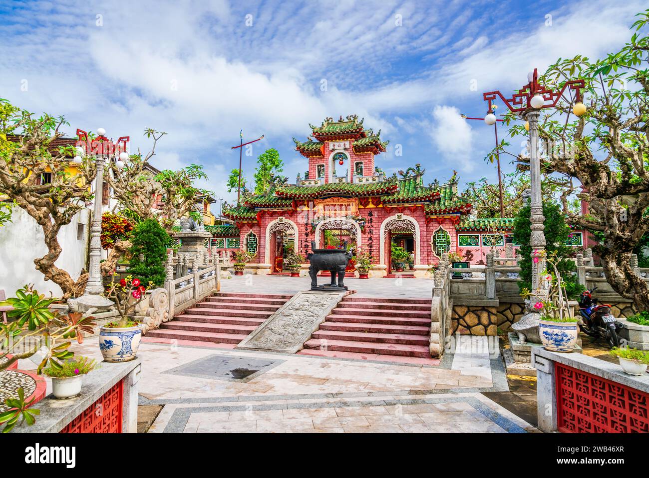 Fukian Assembly Hall dans la ville historique de Hoi an, Vietnam Banque D'Images