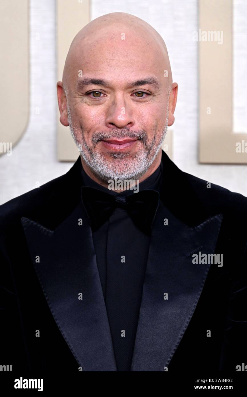 JO Koy BEI der Verleihung der 81. Golden Globe Awards im Beverly Hilton Hotel. Beverly Hills, 07.01.2024 *** JO Koy aux Golden Globe Awards 81 au Beverly Hilton Hotel Beverly Hills, 07 01 2024 Foto:XJ.xBlocx/xFuturexImagex globes 2024 4572 Banque D'Images