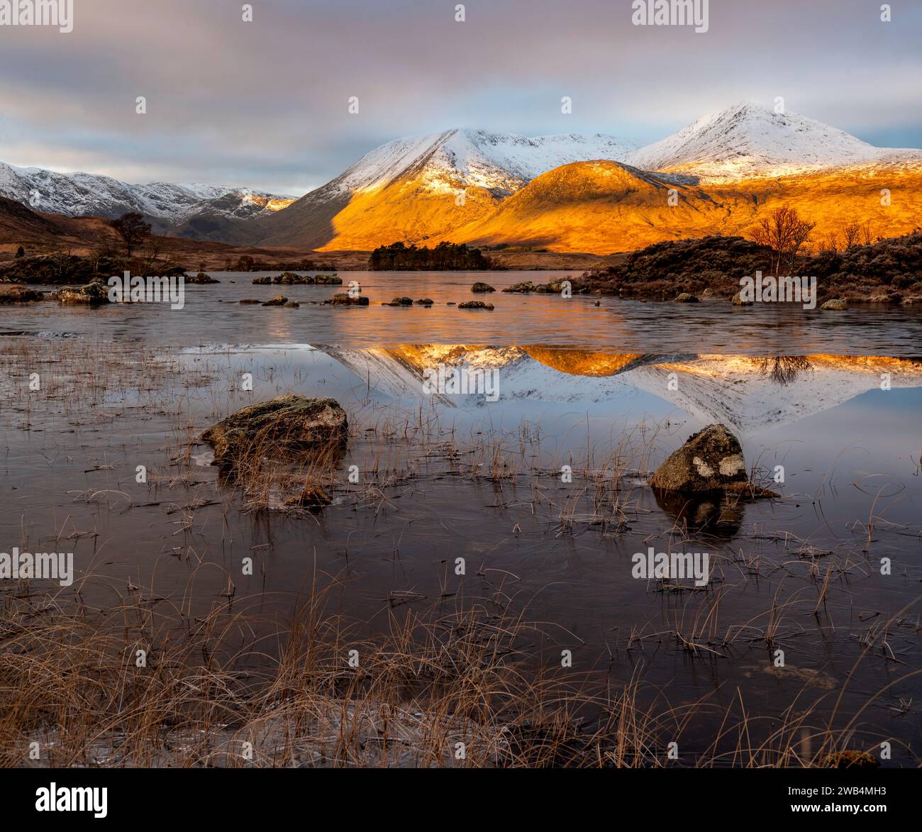 Rannoch Moor & Glencoe, Écosse, Royaume-Uni Banque D'Images