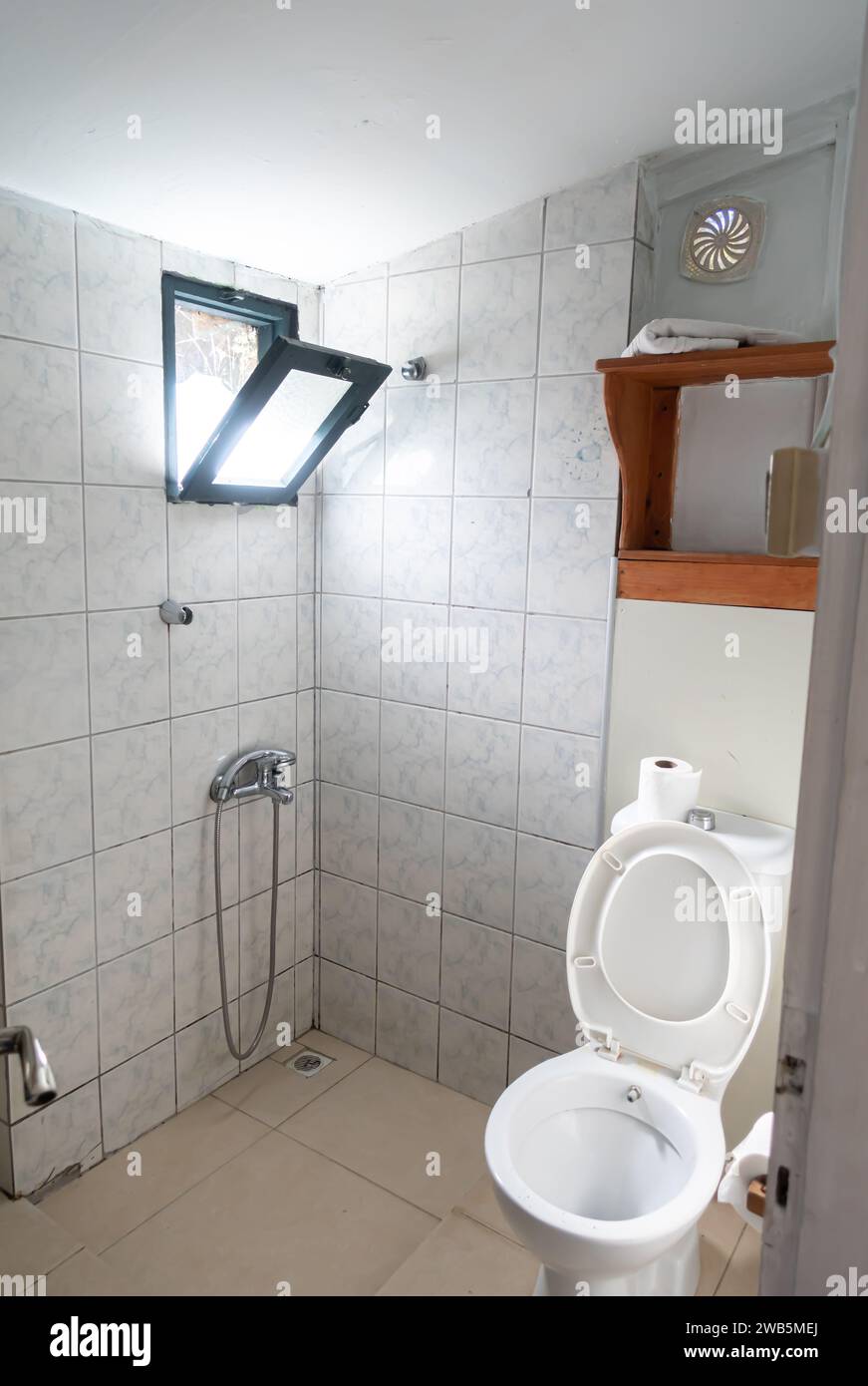 WC WC WC salle de bain toilettes dans une cabine à Sundance nature Village Tekirova Kemer/Antalya, Türkiye turquie Banque D'Images