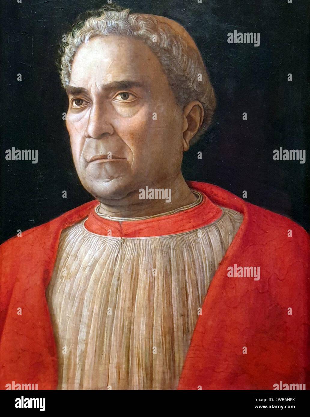 1459 Mantegna Kardinal Ludovico Trevisan Banque D'Images