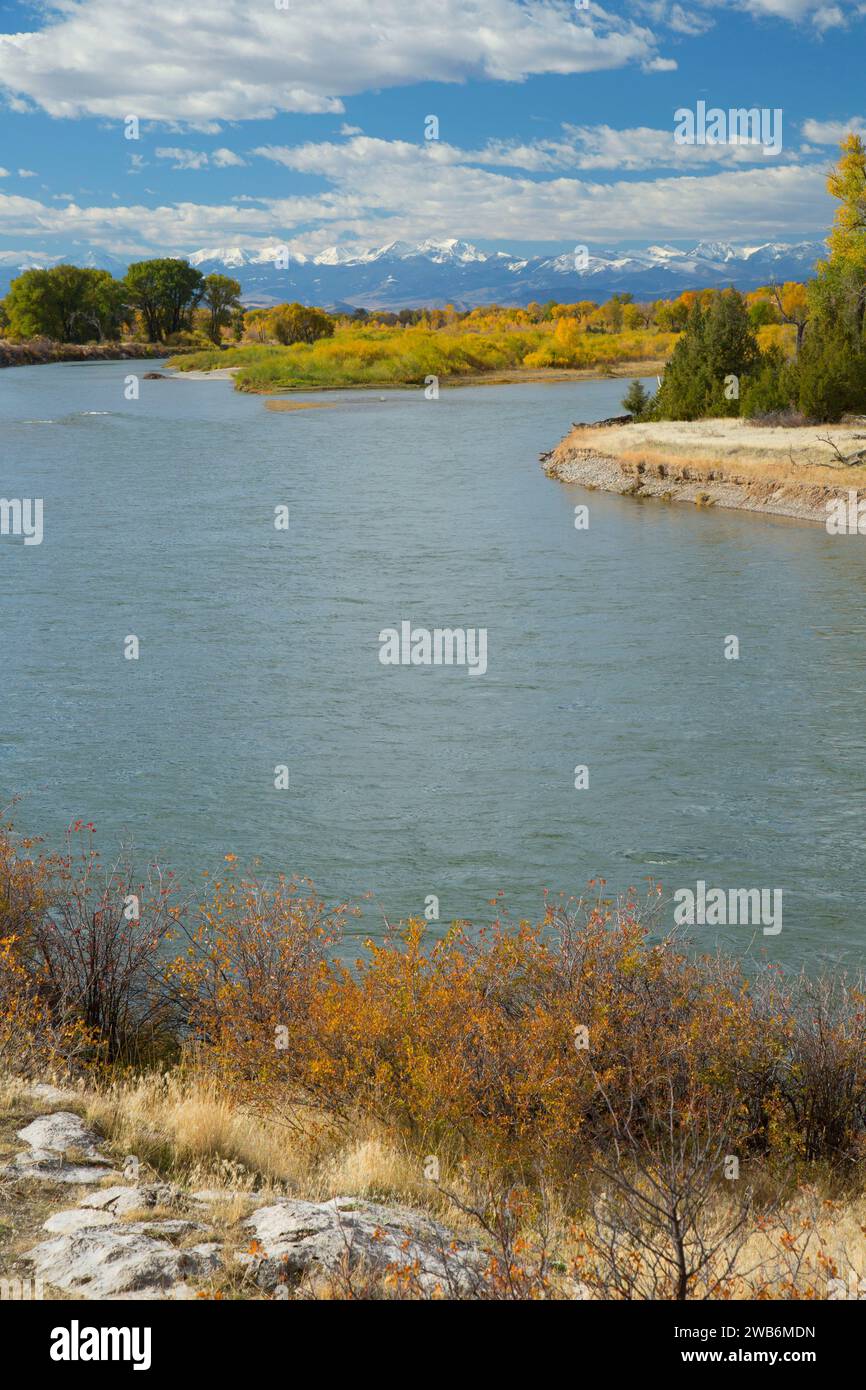 Missouri River, Missouri Headwaters State Park, Montana Banque D'Images