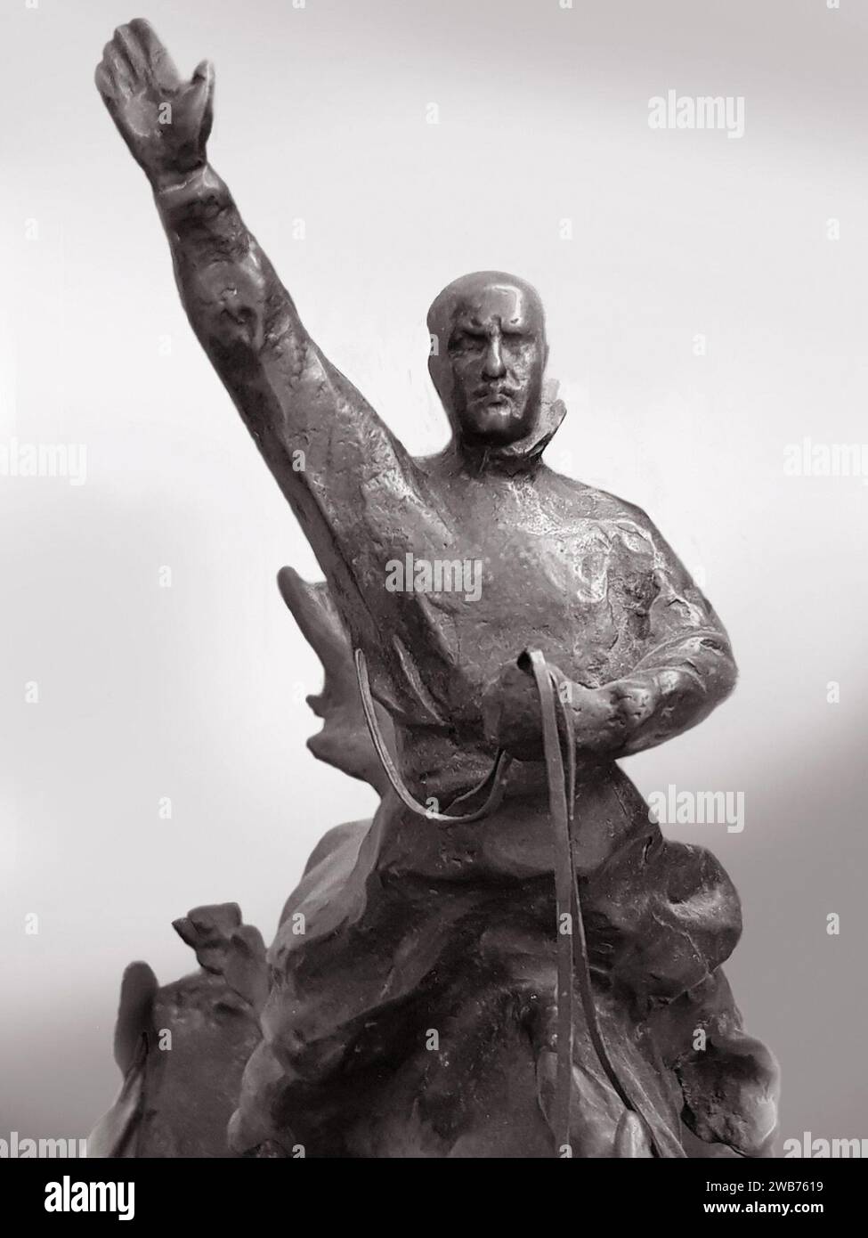 ''Duce''. Benito Mussolini. Sculpteur Paul Troubetzkoy. 1935. (fragment). Banque D'Images